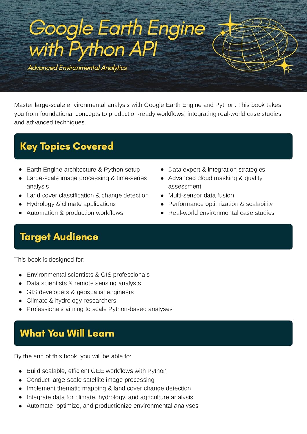 Google Earth Engine with Python API: Advanced Environmental Analytics ...