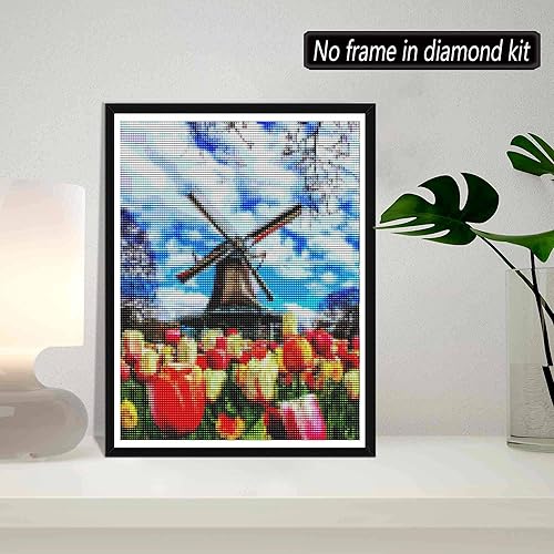 Miniatura 2 de Pintura de diamante 5D para mujer en bicicleta con kit de números, SKRYUIE DIY con diamantes de imitación pegados con diamantes de imitación,