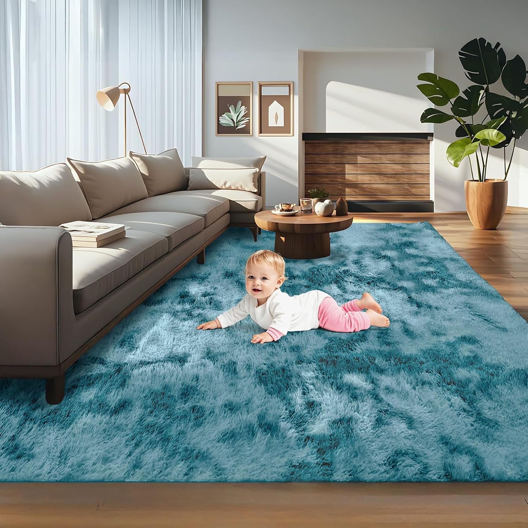 Amazon.co.jp: カーペット ラグ ラグマット 120 x 280 cm 吸湿発熱蓄熱