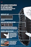 Vista 2 de HOTLINEGAMES Empuñaduras de control compatibles con PS5 Dualsense, accesorios de control de PlayStation 5, kit de piel, cinta de agarre