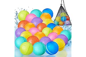 Reusable Water Balloons 12 - 2024 Upgrade Self Sealing Water Balls for Kids