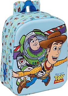 TOY STORY - Mochila de Guardería 3D, Fácil Limpieza, Ideal para Niños de Diferentes Edades, Cómoda y Versátil, Calidad y Resistencia, 22x10x27 cm