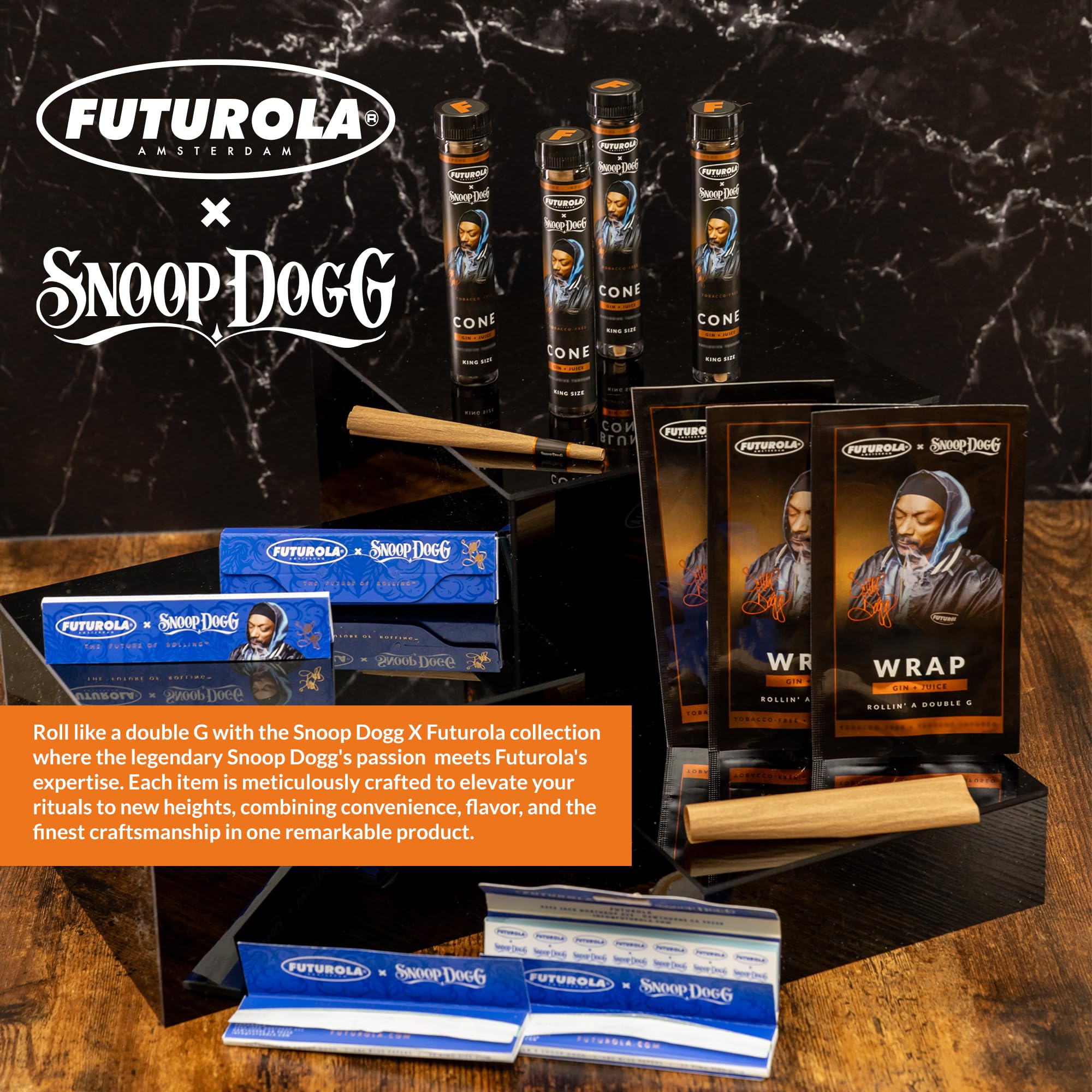 Amazon.com: Futurola x Snoop Dogg Gin & Juice Wraps | Signature