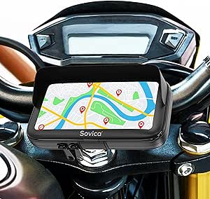 Waterdichte telefoonhouder voor motorfiets met oplader en niet
