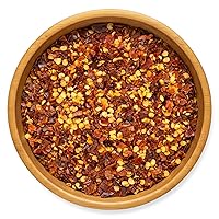 Vista 5 de NY SPICE SHOP Chile rojo triturado - Pimientos rojos triturados - Chile rojo seco entero - Copos de chile rojo - Copos de pimiento rojo - Chile