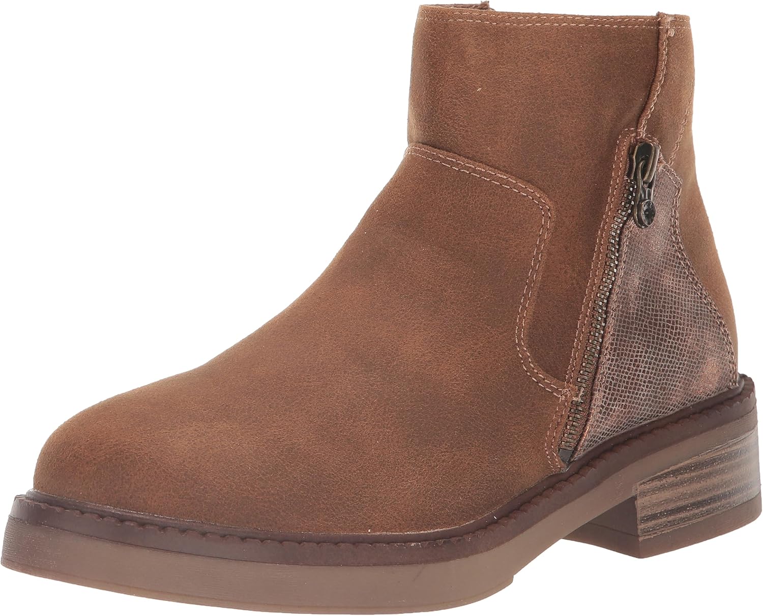 Blowfish Malibu Women's Vienna Ankle Boot, RustOiledVeganSuede/Mars Rolle, 10