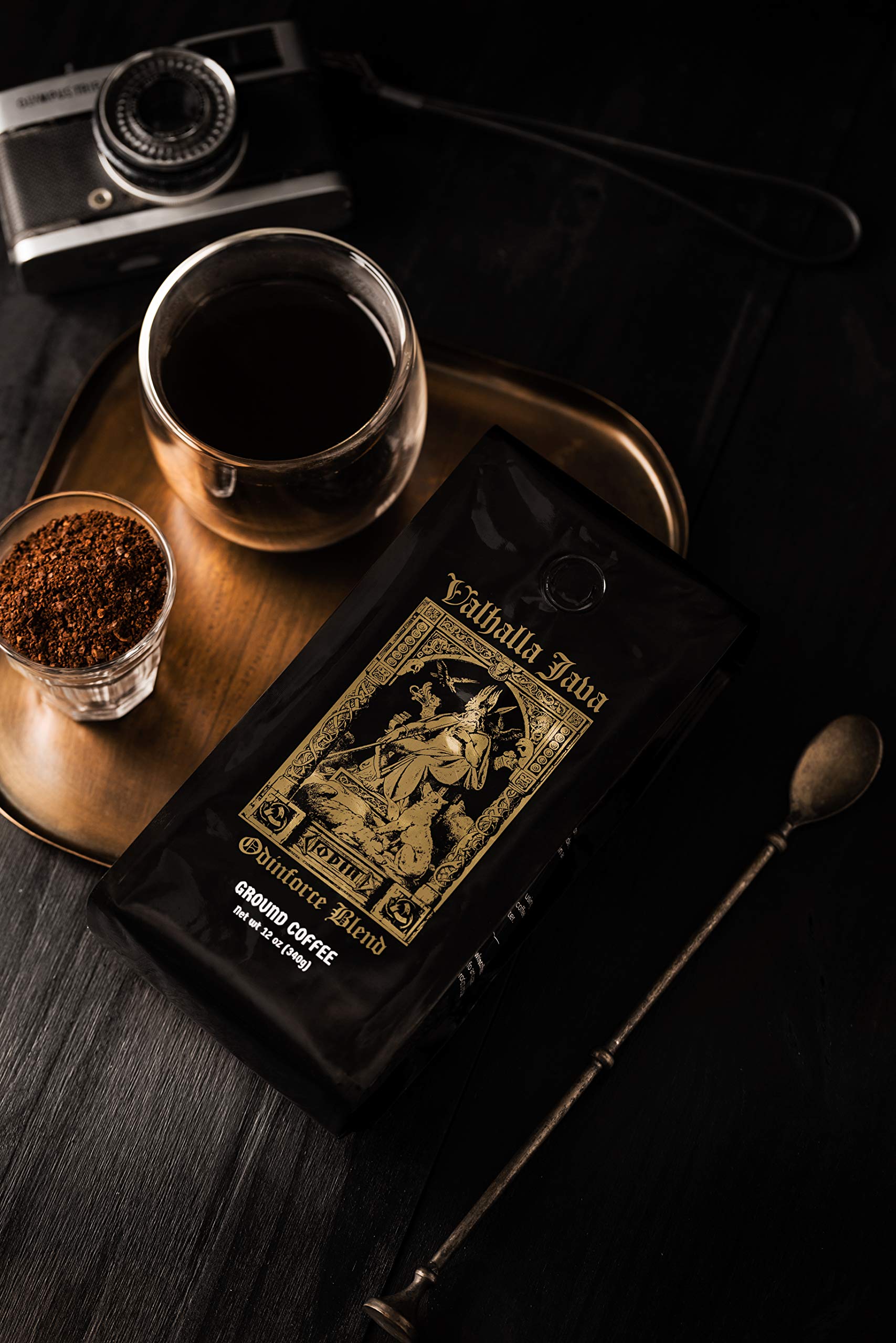 Buy Death Wish Coffee Valhalla Java Dark Roast Grounds, 12 Oz, The