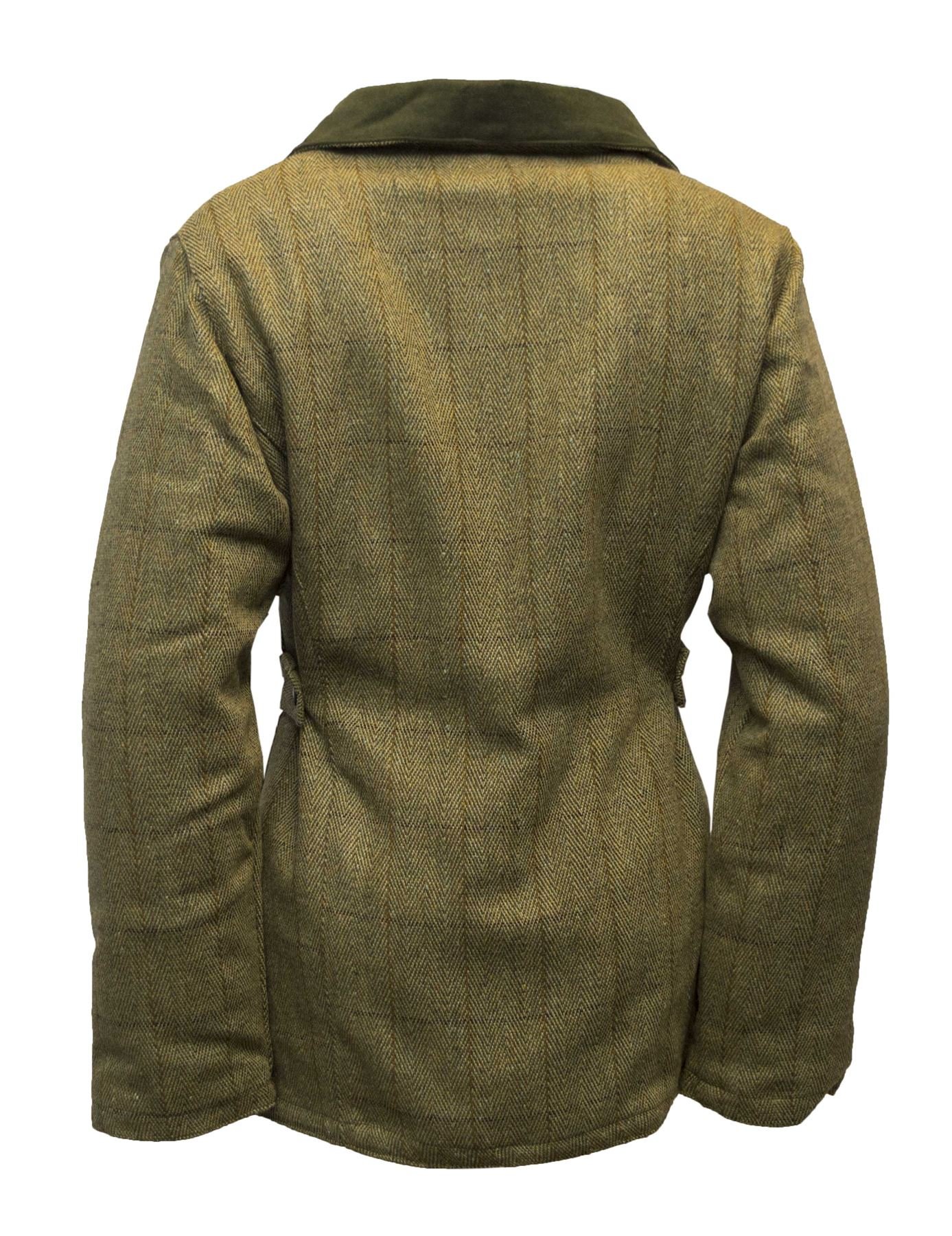 WALKER AND HAWKES Tweed Jacke Derby Damen Light sage
