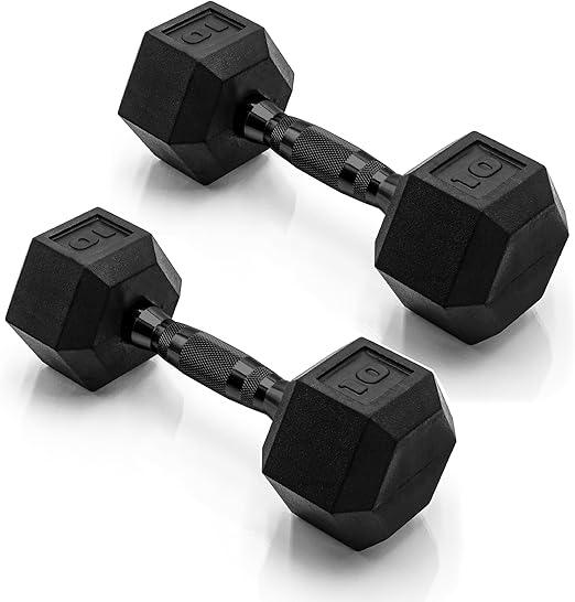 CAP Barbell Coated Dumbbell Weight | Multiple Options Pairs & Sets