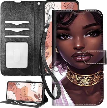 Wallet Case for iPhone 17 with RFID Blocking and Wrist Strap