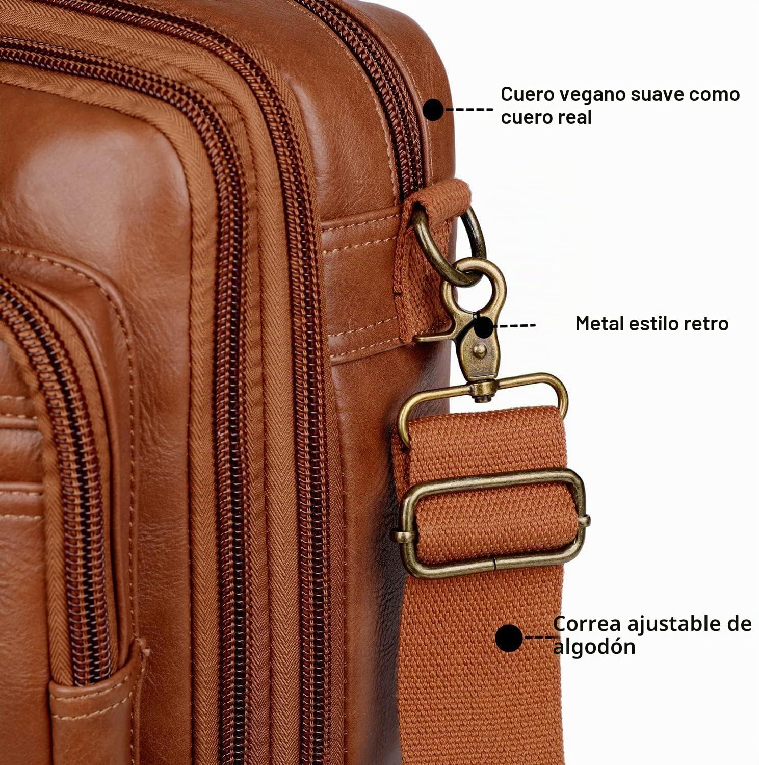Convertible Hombre Cuero Faux Laptop Mochila Maletín Híbrido 15.6 Pulgadas Portátil Bolsa de Trabajo Bolso de Trabajo Mochila Viaje Mochila Senderismo Colegio Mochila para Hombres BC-04
