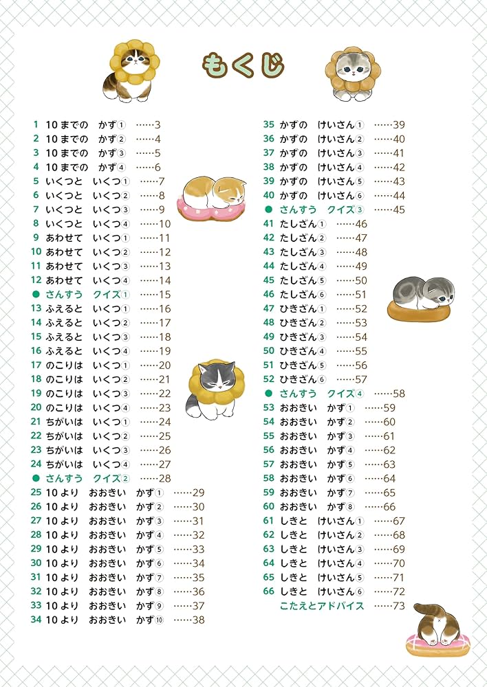 mofusand学習ドリル 小学1年生のたしざん ひきざん : Amazon.sg