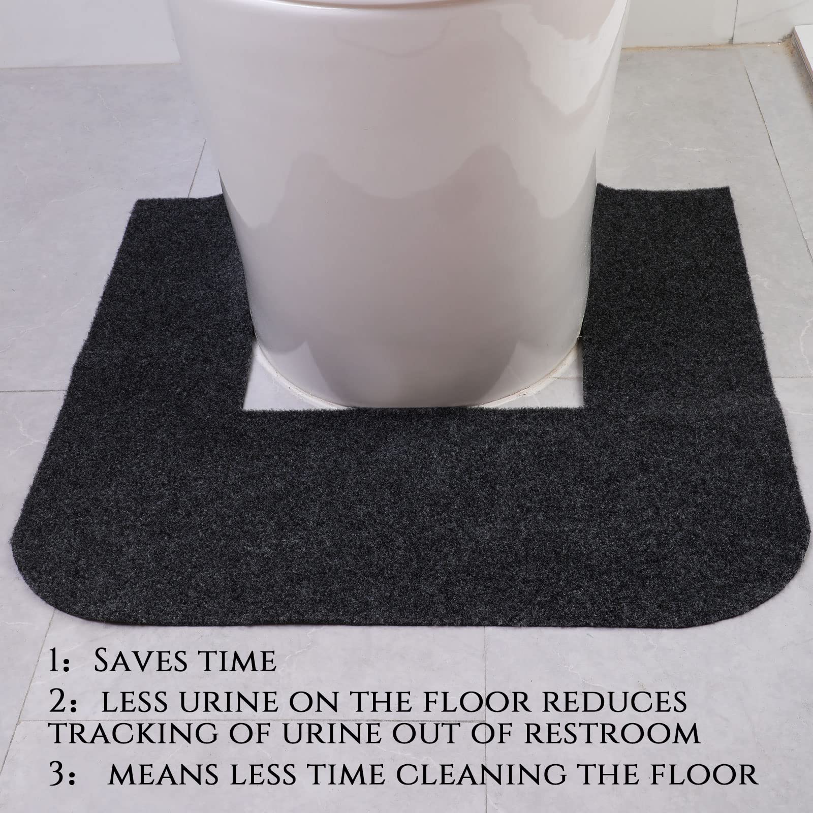 Disposable Toilet Mats - Protect Floors & Reduce Mess -5