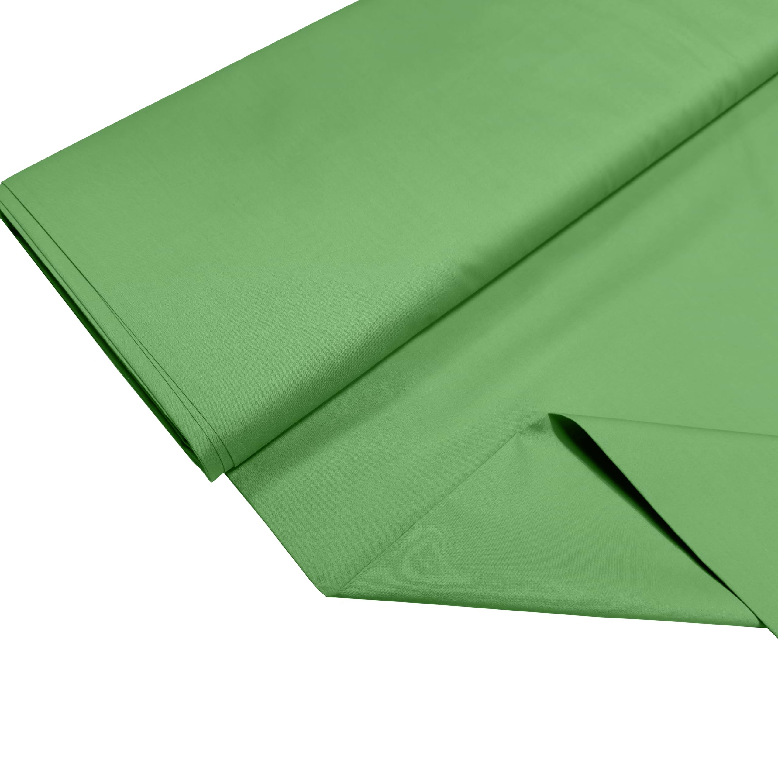 100% Cotton Percale Fabric – 200 Thread Count, 120 GSM, Breathable & Durable Material for Bedding, Quilting & Sewing - 1000cm x 112cm (Apple)