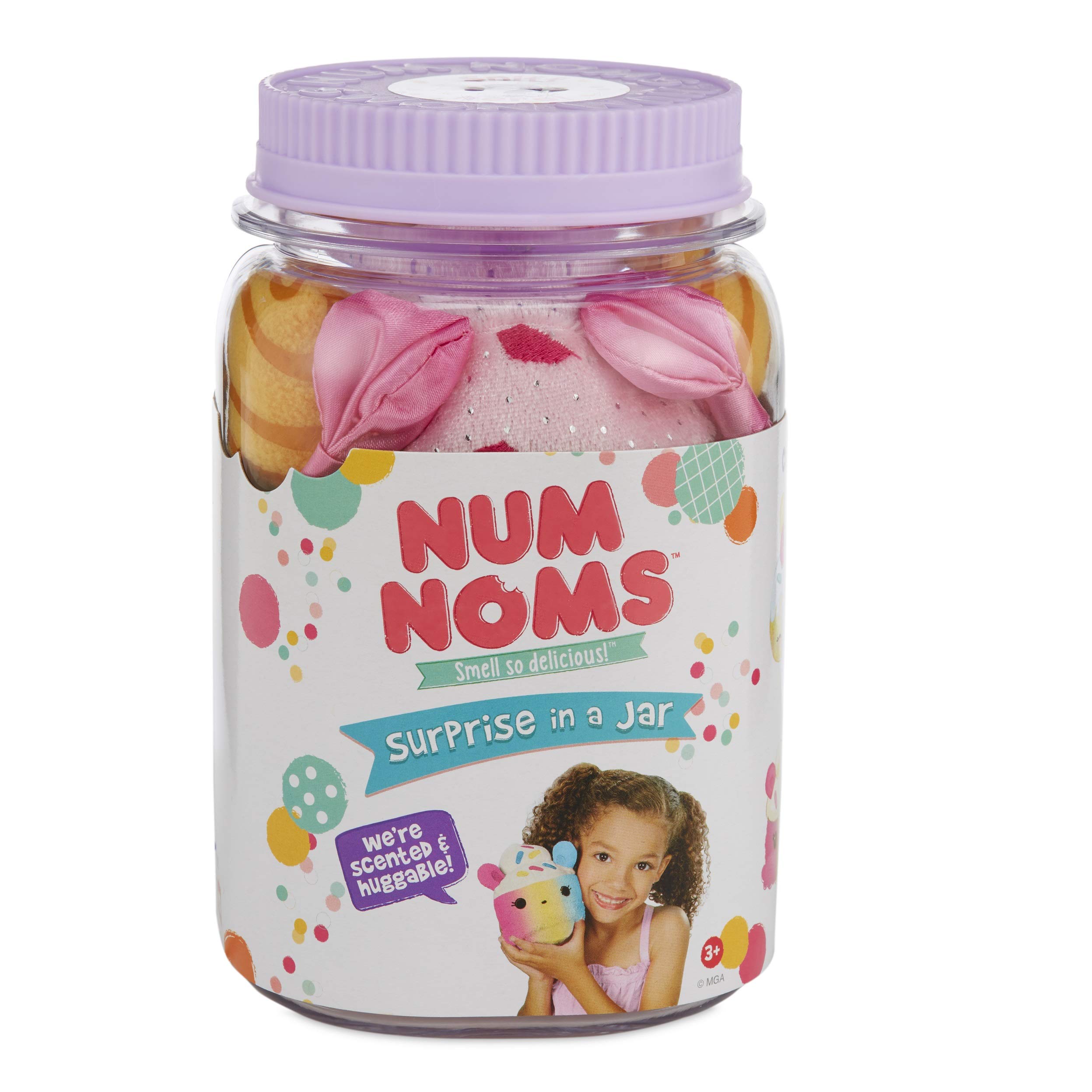 Num Noms Surprise in A Jar Plush Bubbly Pop Collectible (Multicolor)