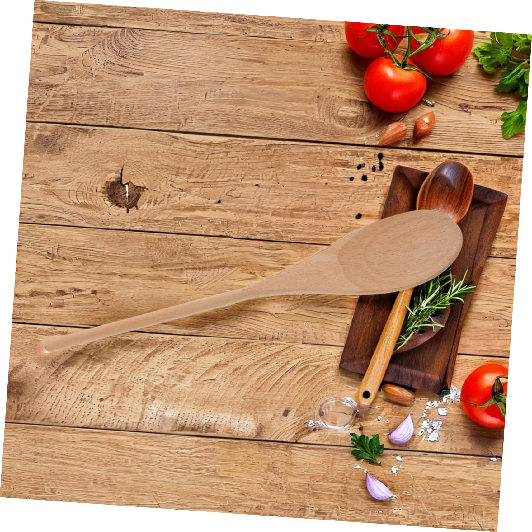 Cucchiaio di Legno da Cucina, 24 Pezzi Non Verniciati
