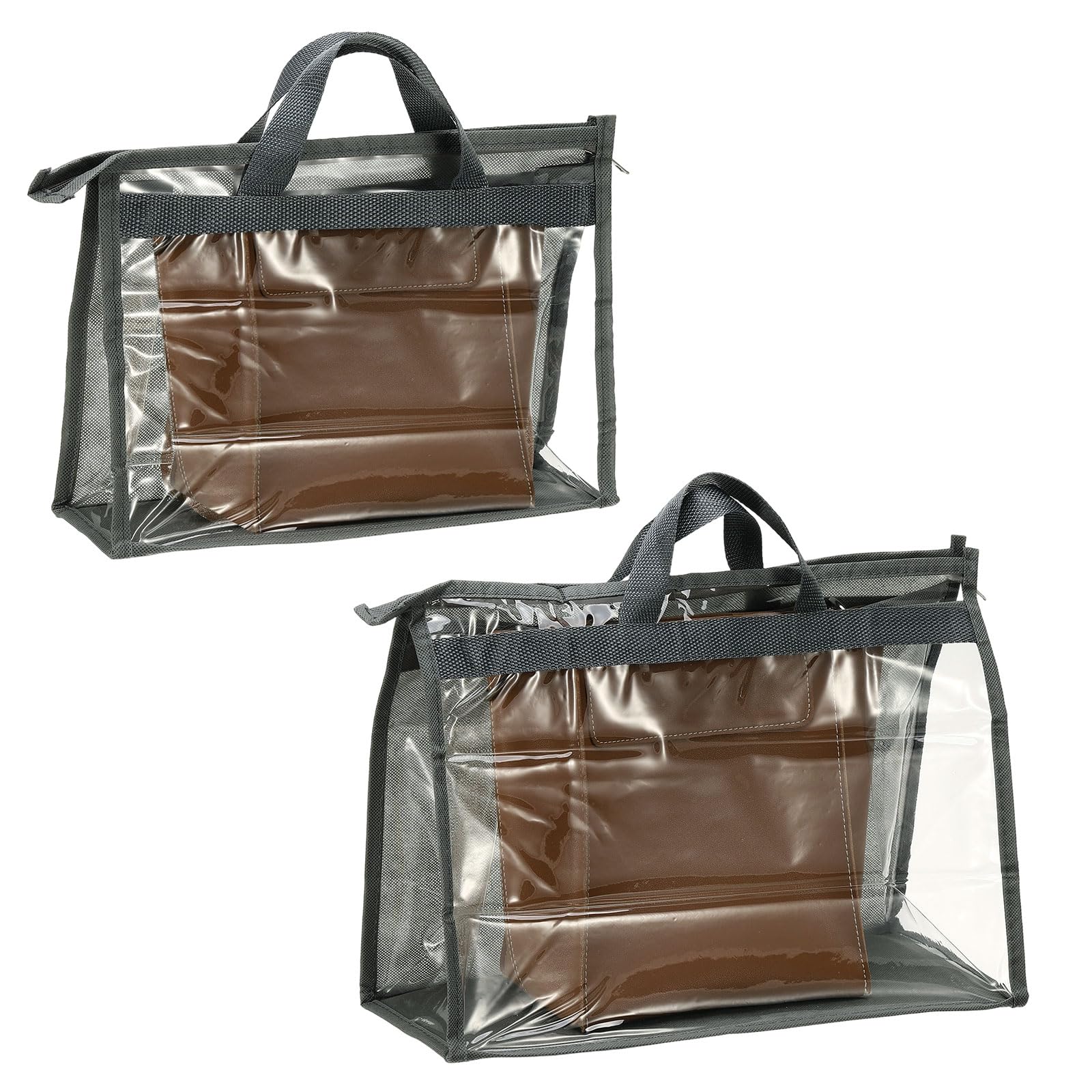 Sac à poussière transparent pour suspendre écharpes et vêtements