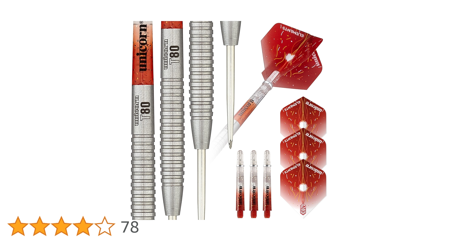 Unicorn Steel Tip Darts Set | Core Striker Series Style 1