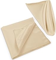 Vista 108 de Ultimate Textile -1 docena - Reversible Shantung Satin - Majestic - Servilletas de tela Majestic de 17 x 17 pulgadas color azul pizarra