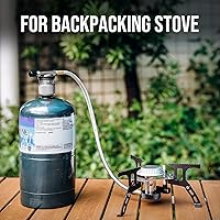 Vista 9 de ONLYFIRE OUTDOOR LIVING Adaptador de estufa de campamento, convertidor de estufa de mochilero, 16 onzas, 1 libra, entrada de tanque pequeño