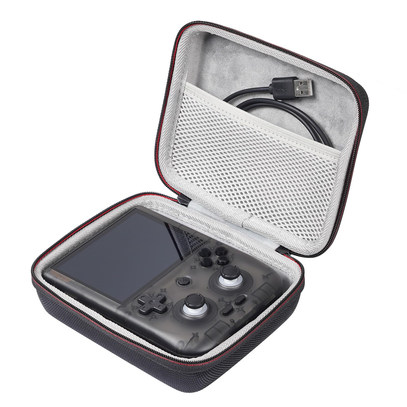 QIEIEI Handheld Spielkonsole Tasche Kratzfeste Aufbewahrungsbox für RG406V Schutzhülle mit Tasche Tragetasche