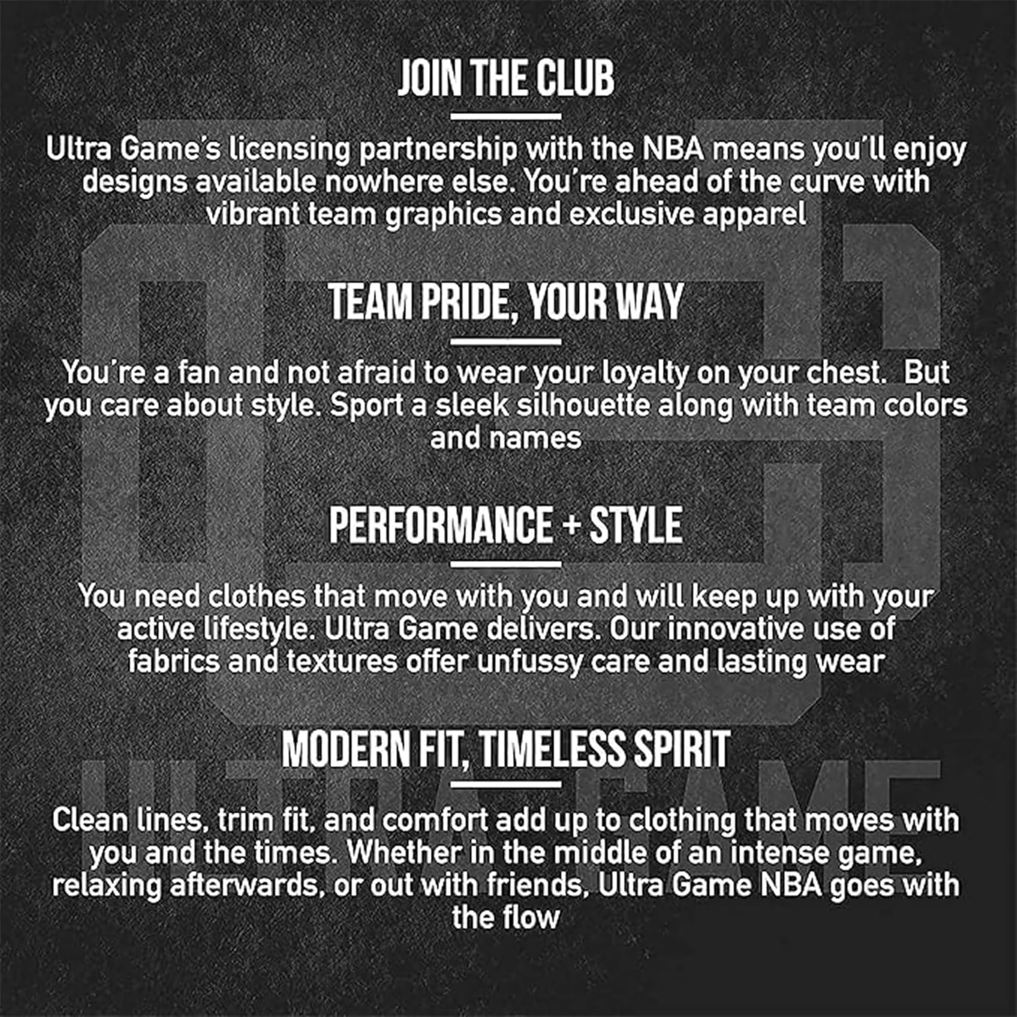 Ultra Game Camiseta de Manga Corta Oficial de la NBA para Hombre