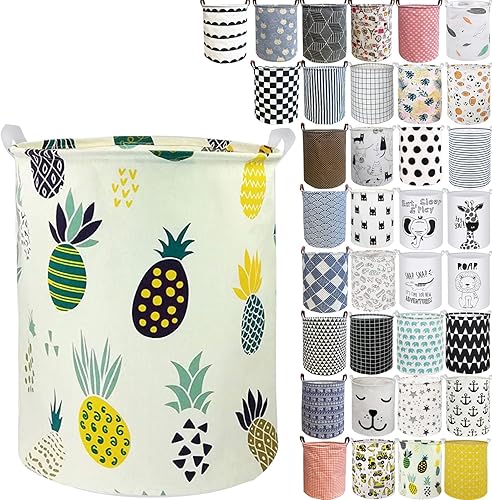 Collapsible Laundry Basket in Bedroom Waterproof Laundry Hamper in Bathroom Large Laundry Bag in College Dormitory Cloakroom Livingroom Nursery