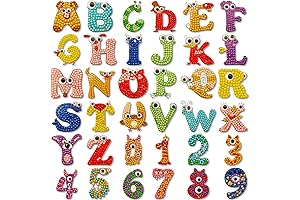 OMDBAGD 5D Letter & Numbers Diamond Art