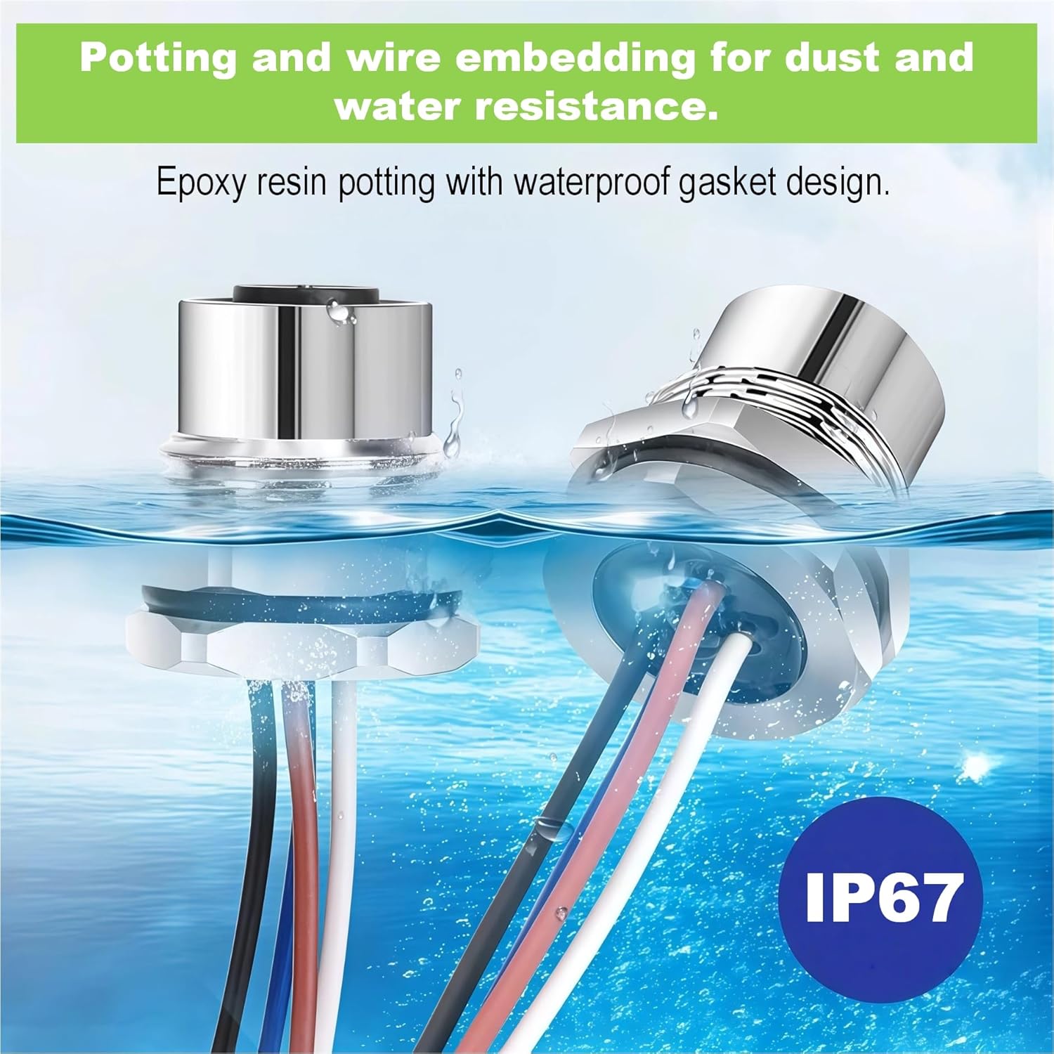 M12 8 Pin A-Coded Connector Cable,Male Panel Mount Extension Cable, Flange Socket with Gold-Plated Contacts, 0.5m Industrial Sensor for Automation and Signal Transmission (2pcs)