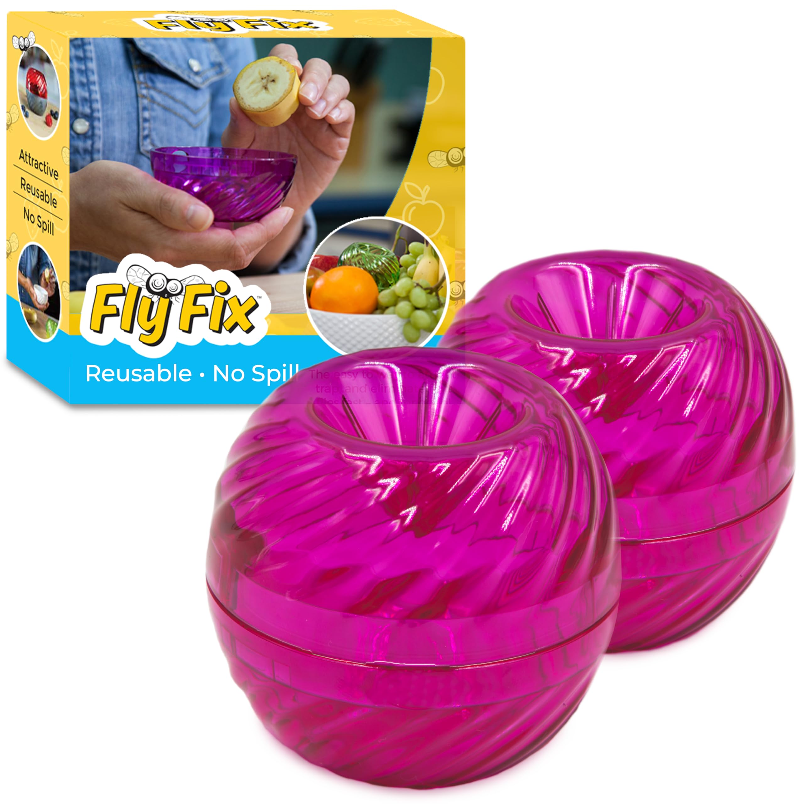 Amazon.com : FlyFix Fruit Fly Trap for Indoors - Gnat and