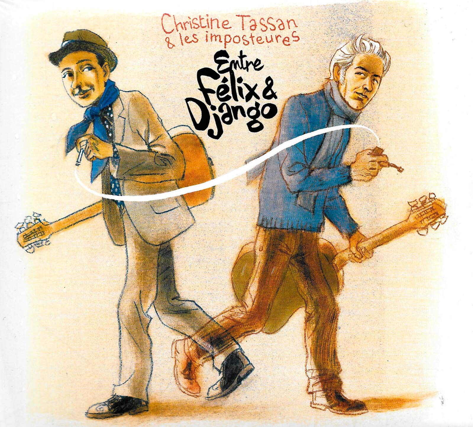 Entre Felix Et Django [Audio CD] Tassan, Christine / Les Imposteures