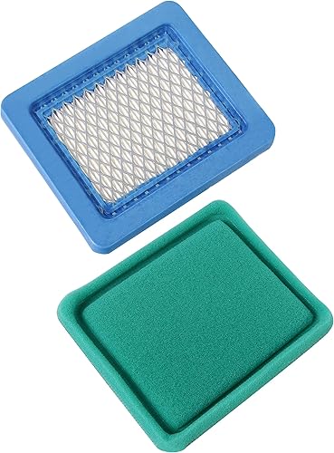 Miniatura 2 de Paquete de 3 filtros de aire para cortacésped 491588S 491435S + prefiltro para BS 625E 675EX 725EX 625-675 Series, Toro 20332 20334, Honda
