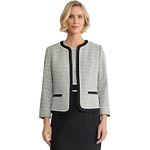 Kasper Women's Tweed Open-Front Jacket