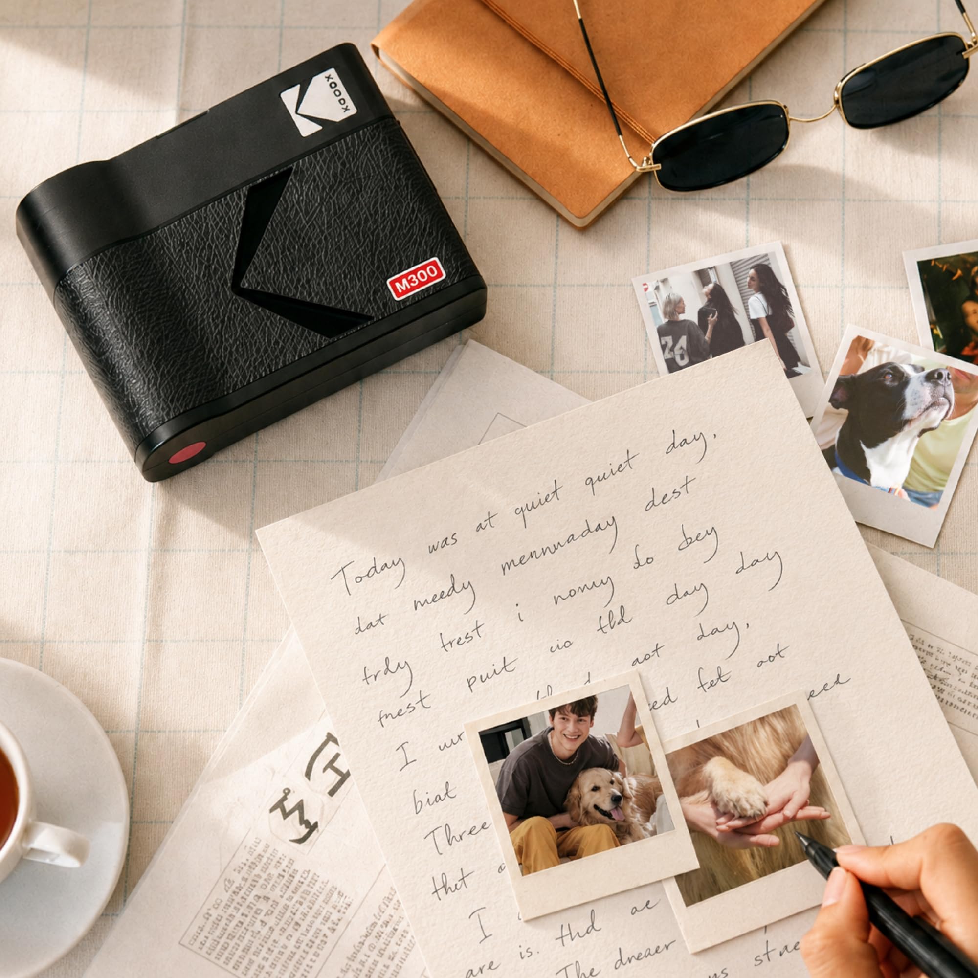 KODAK Mini 3 ERA 4PASS Mobiler Fotodrucker 7,6x7,6cm Gelb + 8 Blatt + 30-Blatt-Patrone