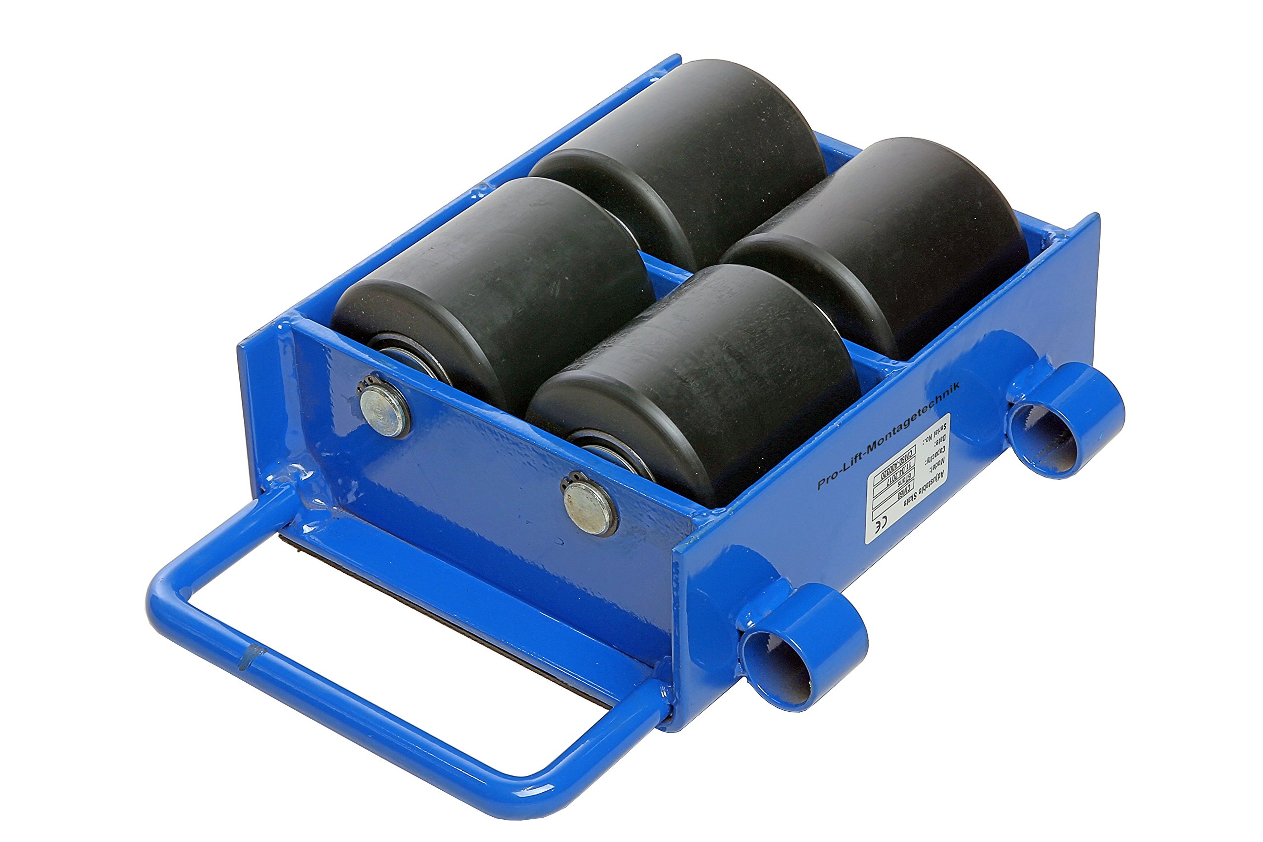 6t Panzerrollen Set, Transportfahrwerk starr, 2x3t, mit Verbindungsstange, CM, 00431