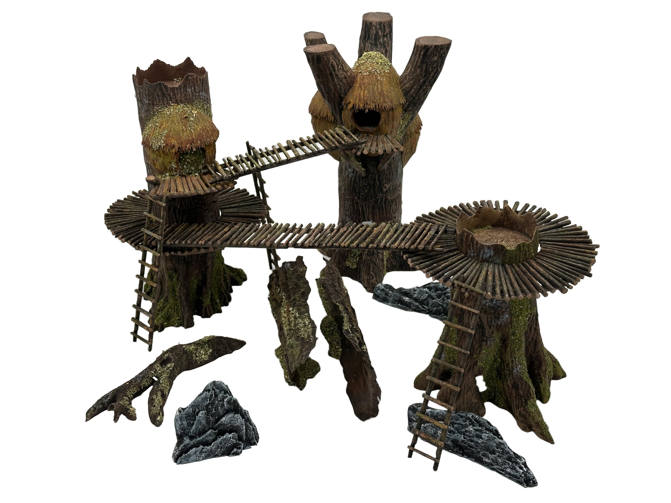Legion Terrain - Forest Village 3'x3' Table - Miniature Tabletop Wargaming Terrain (Painted)