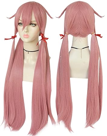 Pink anime wig Clearance