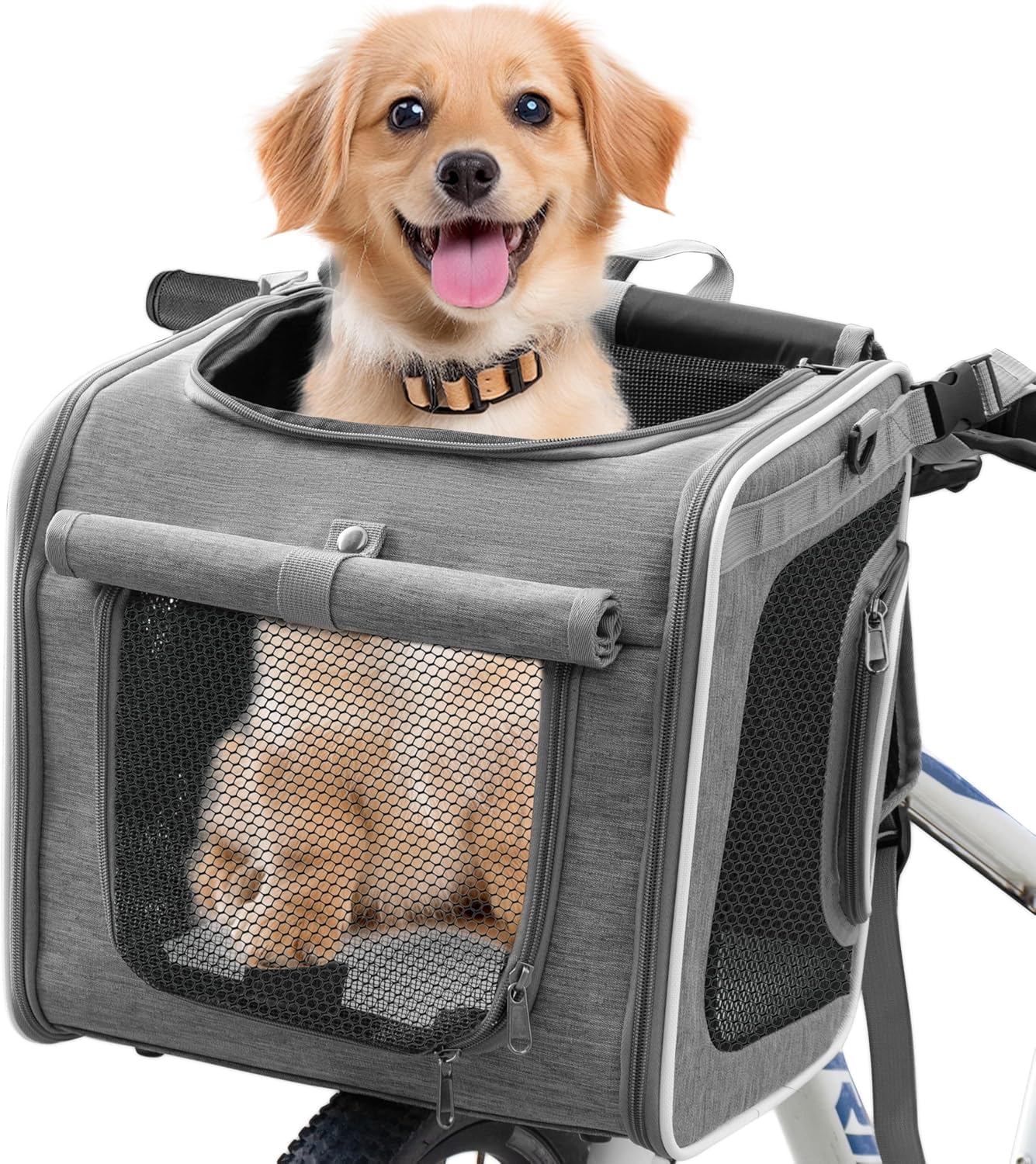 Amazon.co.jp: Ebuty 犬 リュック 自転車 カゴ 犬乗せ 拡張可能 バッグ