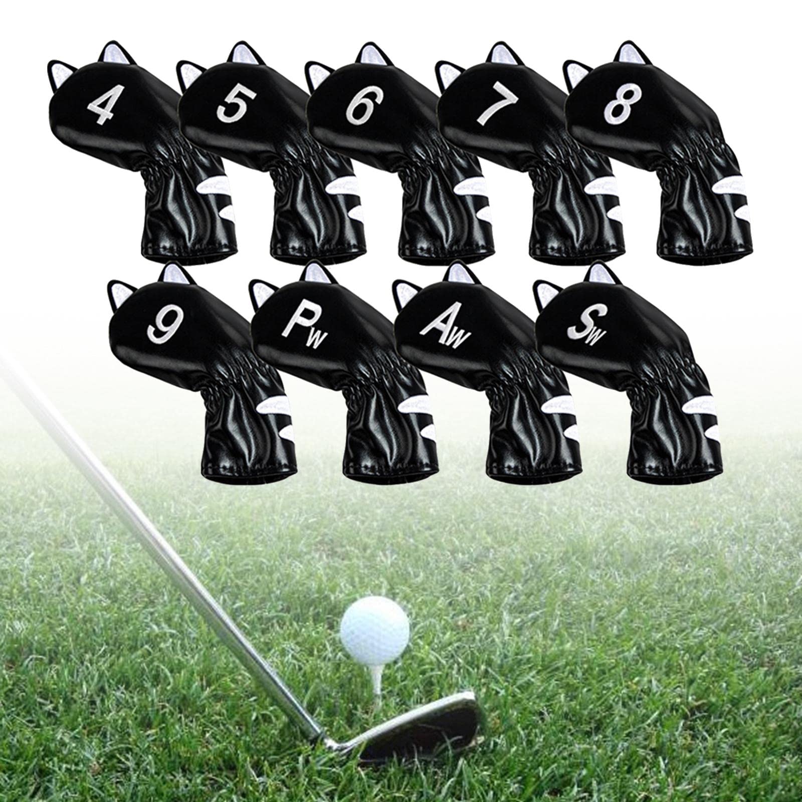 rockible Copritesta Impermeabili per Stecche da Golf, Protezione per Stecche da Golf, Mazze, Putter, Wedge, Attrezzatura Spessa, Copritesta per Putter