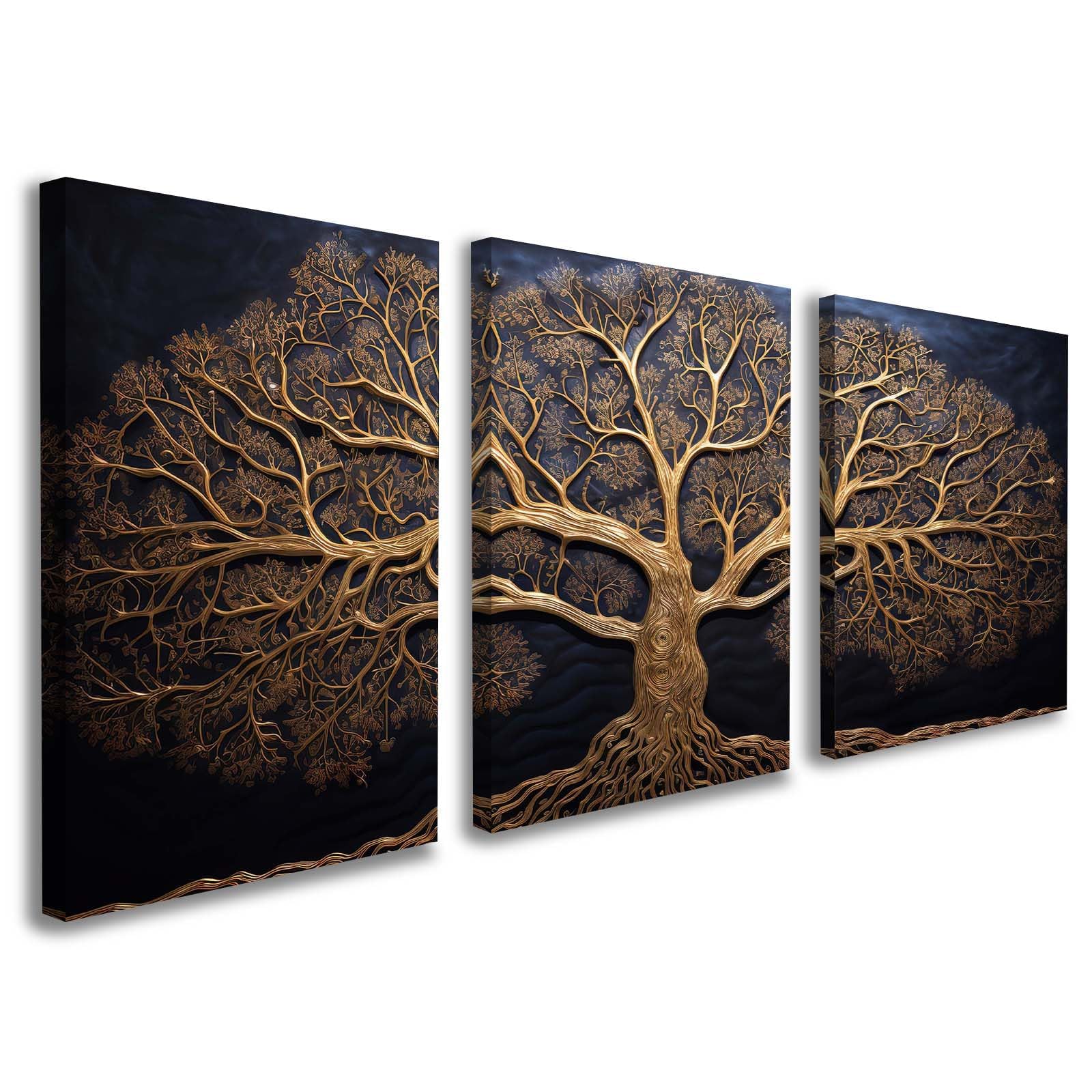 DFZEWKI Abstract Geometric Canvas, Modern Neutral Wall Pictures for Living Room, Minimalist Canvas Wall Art Wall Decor(70x100cm(28x39in) x3/No frame)