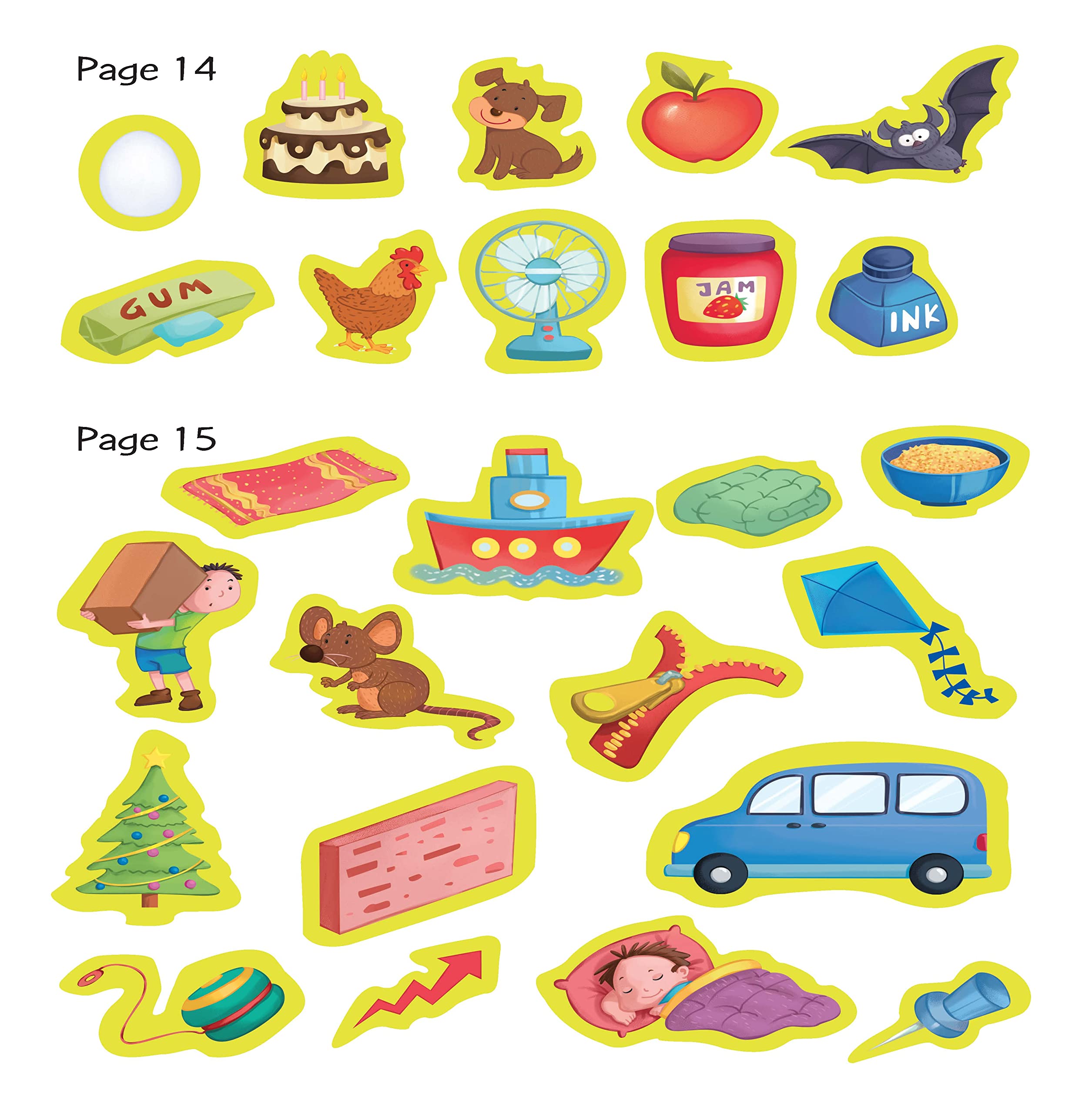 Activity book: My First Alphabets Sticker Activity Book - Sticker Book With 350 Stickers 3