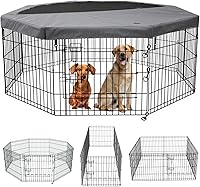 Vista 7 de PETIME Tapete de Cubierta Inferior para Corral de Perro Almohadilla Resistente al Agua Protector de Piso para Uso Interior y Exterior Se Ajusta a