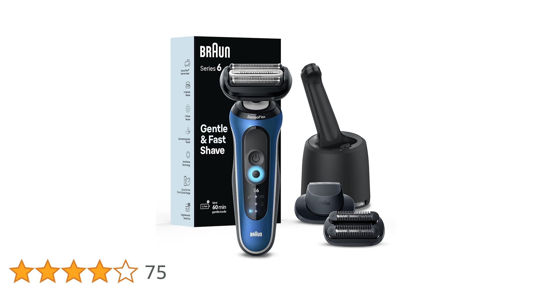 [新品] BRAUN Serise6 シェーバー BRAUN ブラウン BRAUN 電気シェーバー シリーズ6 (洗浄機付