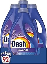 Dash Washing Machine Liquid Detergent, 92 Washes (4 x 23), Lavender, Removes Stains and Sanitizes, Gives Freshness, Shine for Clothes, Effective Even In Cold and Short Cycles