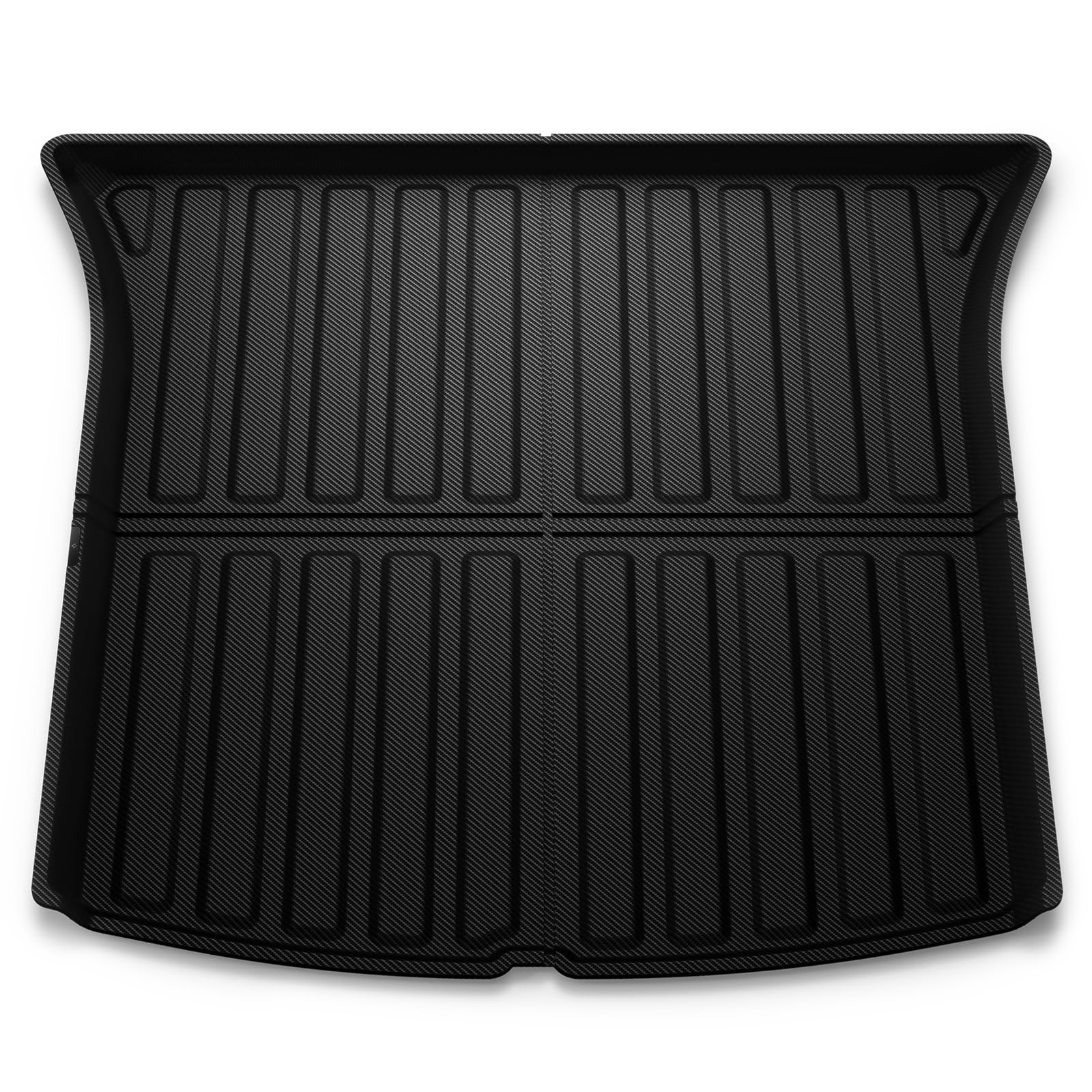 Spigen Tesla Model Y (~2024) Alfombrilla Trasera para Maletero, Alfombrillas para Todo Clima, Revestimiento para Maletero, Material Impermeable, fácil de Limpiar, diseñado para Modelo Y - Carbono