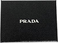 Vista 6 de Prada Vitello 1MC122 - Funda para tarjetas con logotipo distintivo «Move», Baltico (azul marino), Azul