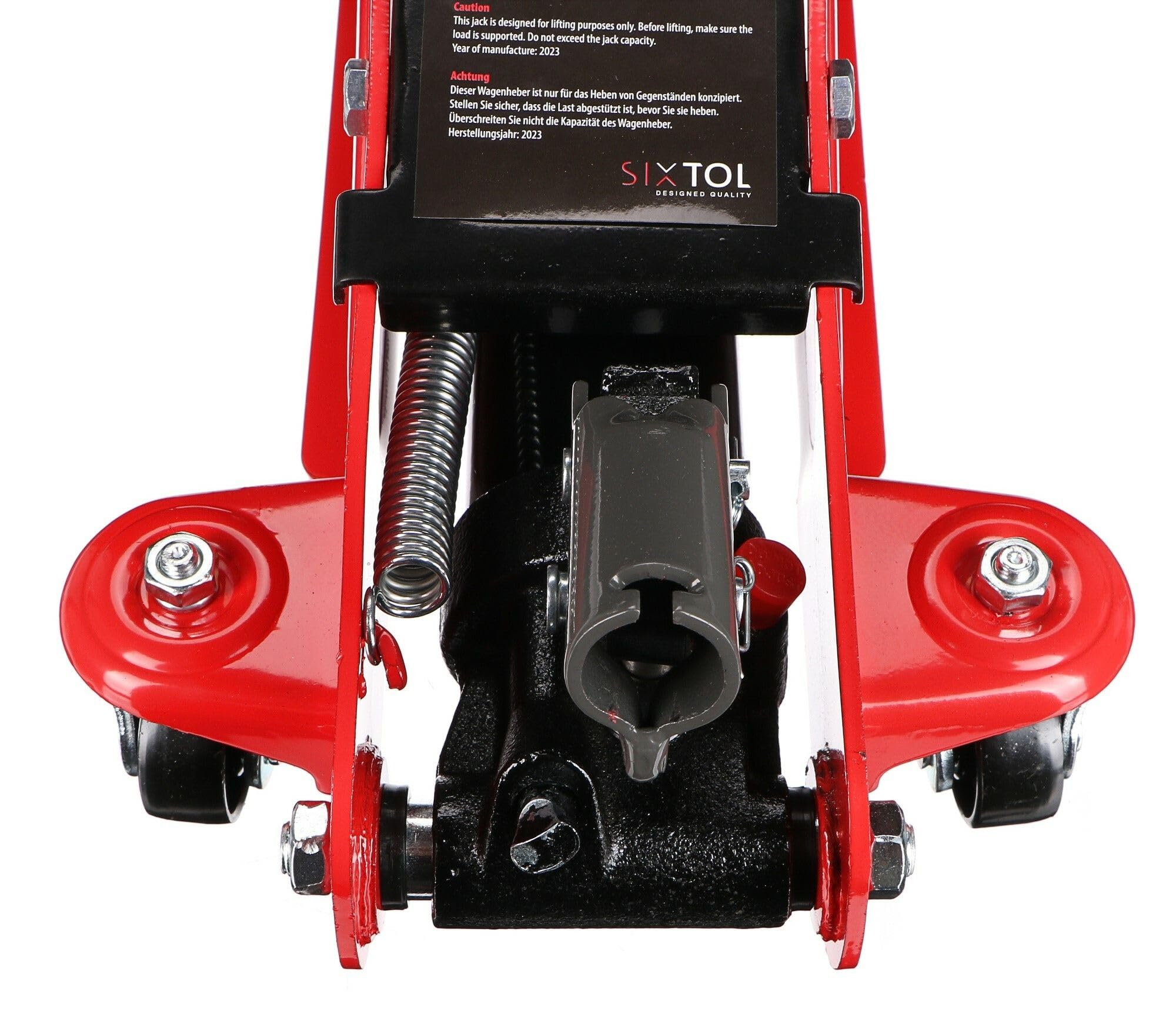 SX Jack Gato hidráulico móvil Perfil bajo | para el Cambio de Ruedas de Coche | sobre Ruedas (2,5T)