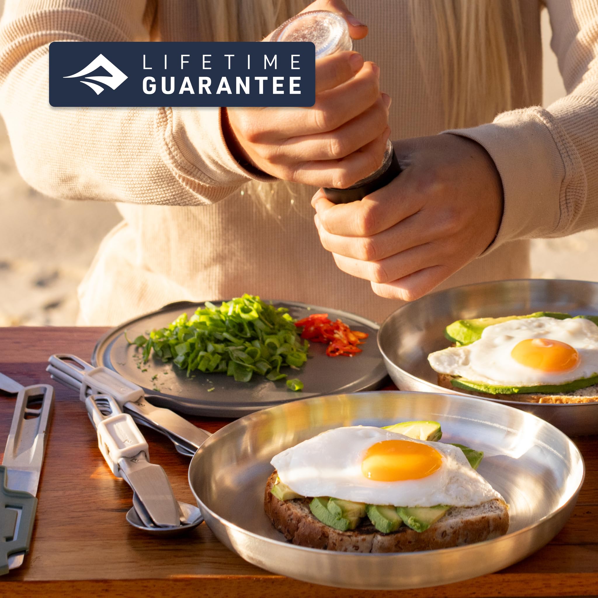 Sea to Summit Detour Stainless Steel Cutlery Set 2P 6-teilig - Besteckset