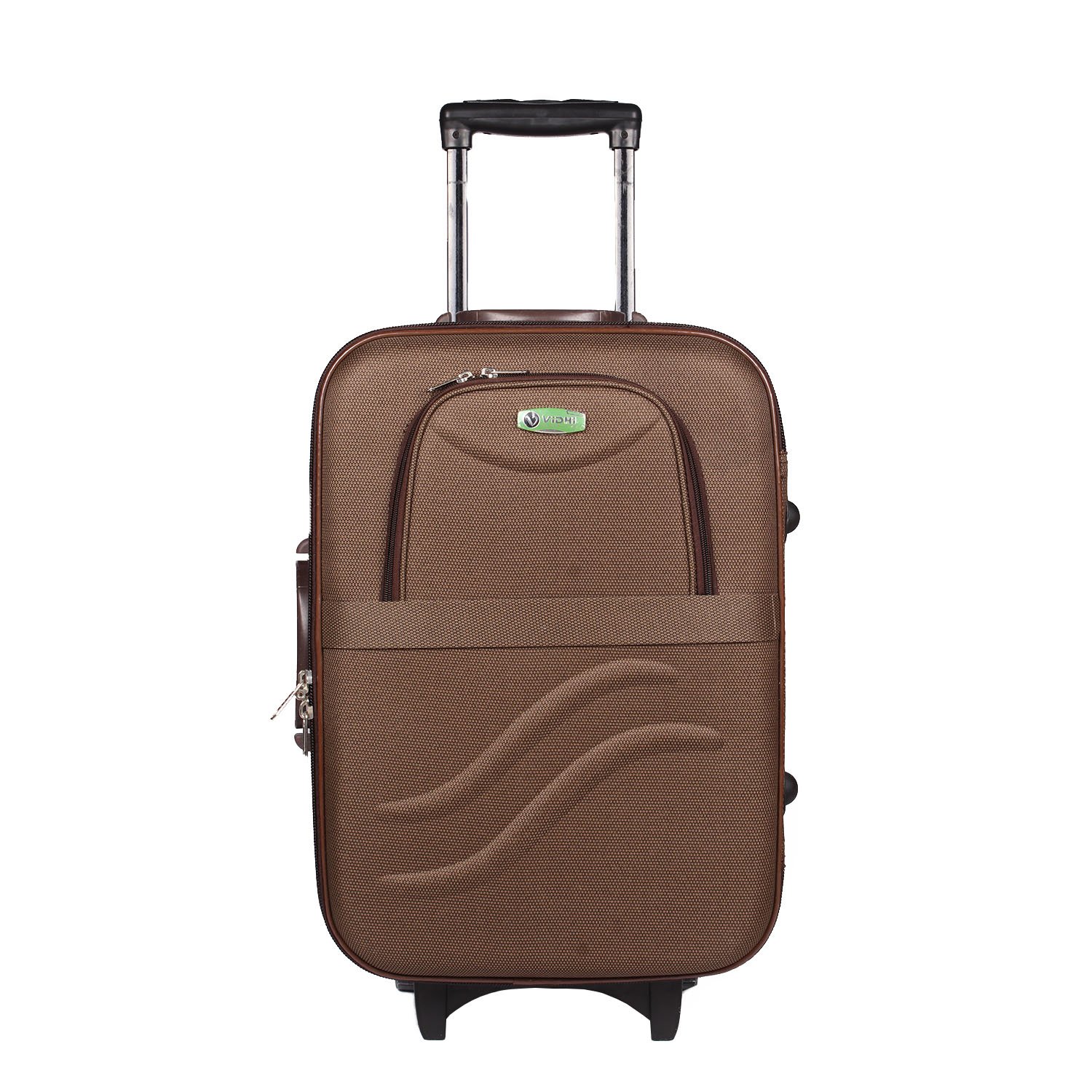 Buy Vidhi Fabric 42 inches Brown Softsided Check-in Luggage