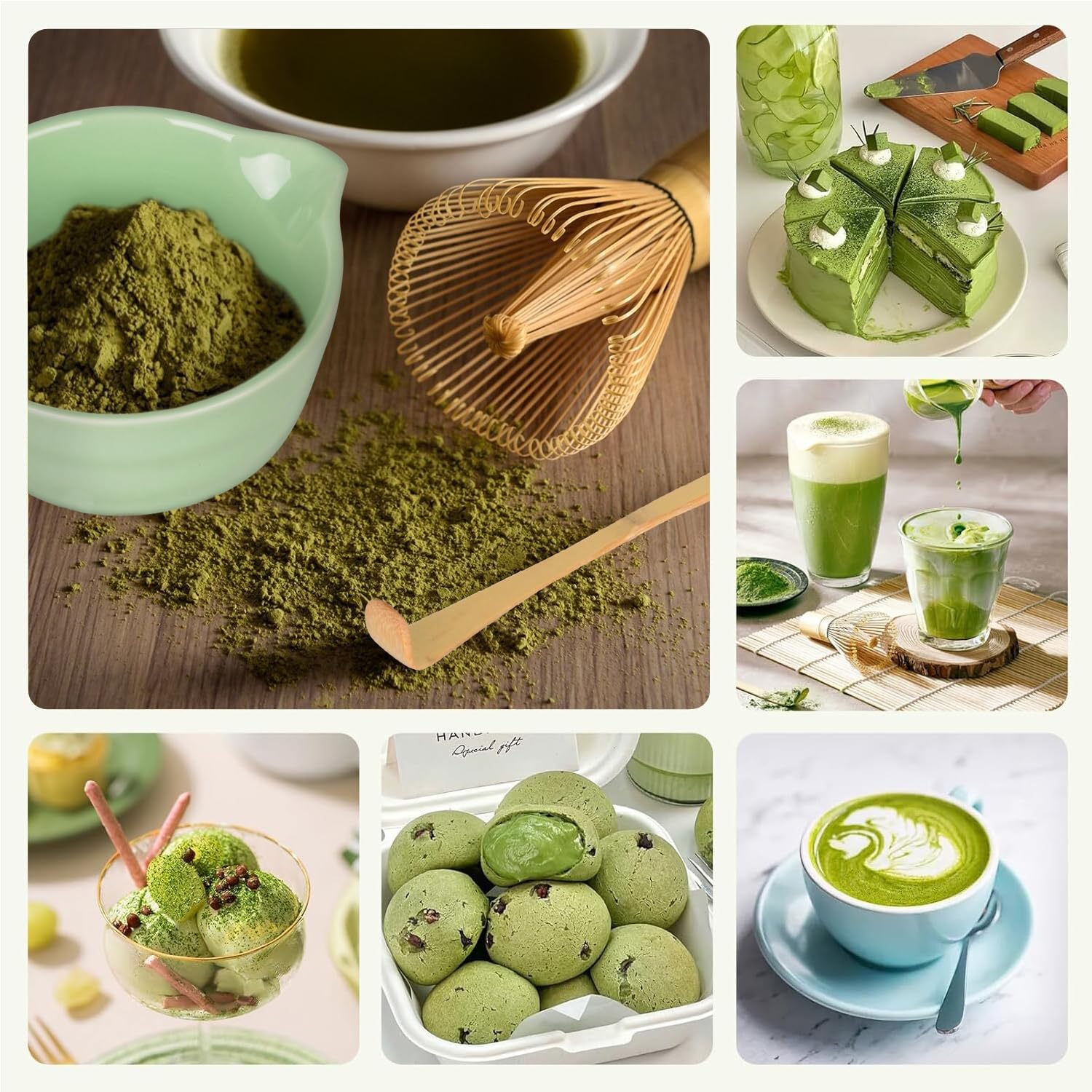 Matcha Kit Fouet Matcha, 5 Pièces D'accessoires pour Matcha Matcha Kit Fouet Matcha, 5 Pièces D'accessoires pour Matcha